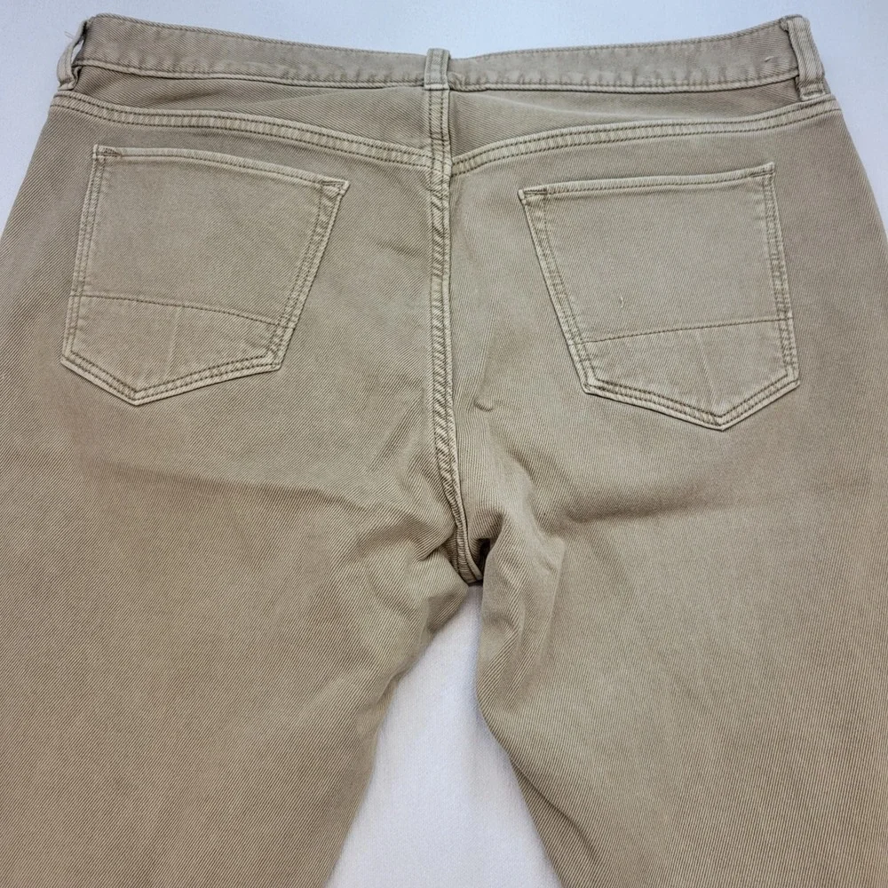 Banana Republic Traveler Jeans Mens 34x30 Khaki Slim Fit 5-Pocket Stretch Chino